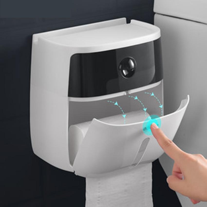 Premium Wall-Mounted Toilet Paper Holder - LuxeBath