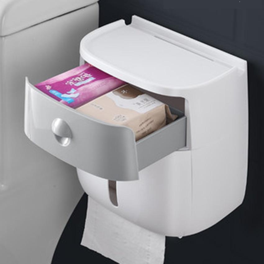 Premium Wall-Mounted Toilet Paper Holder - LuxeBath