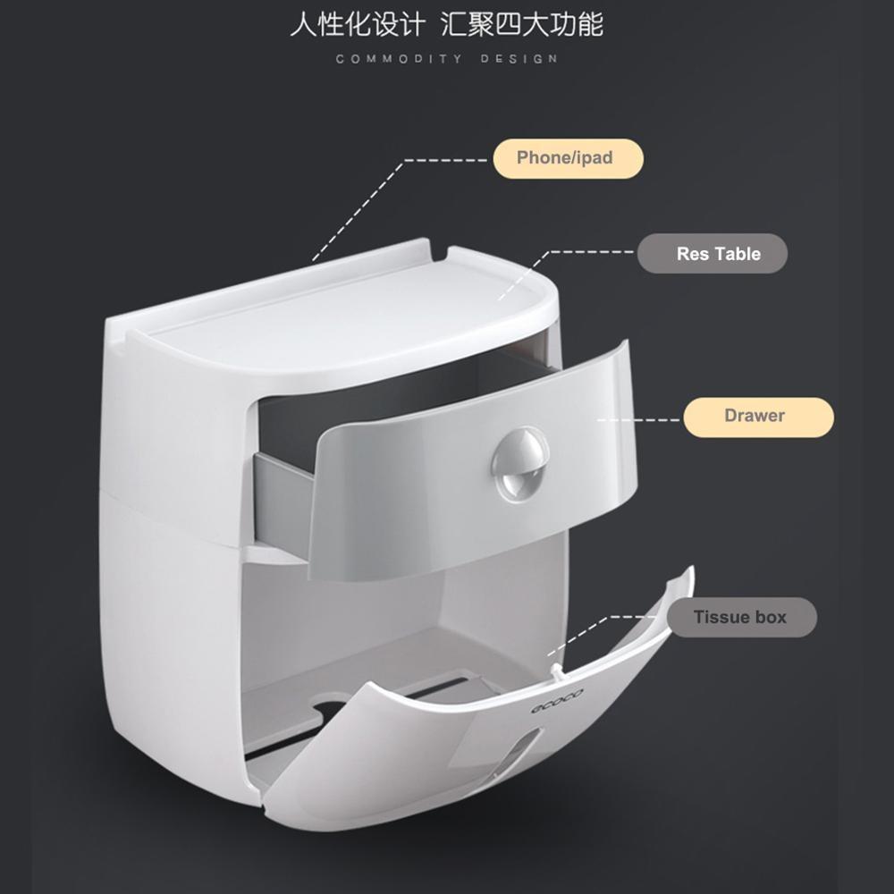 Premium Wall-Mounted Toilet Paper Holder - LuxeBath