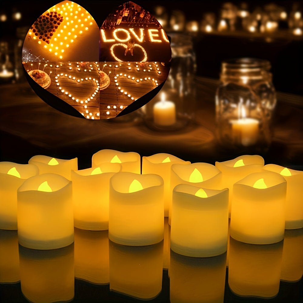 Luminous LED Tealights - AuraGlow