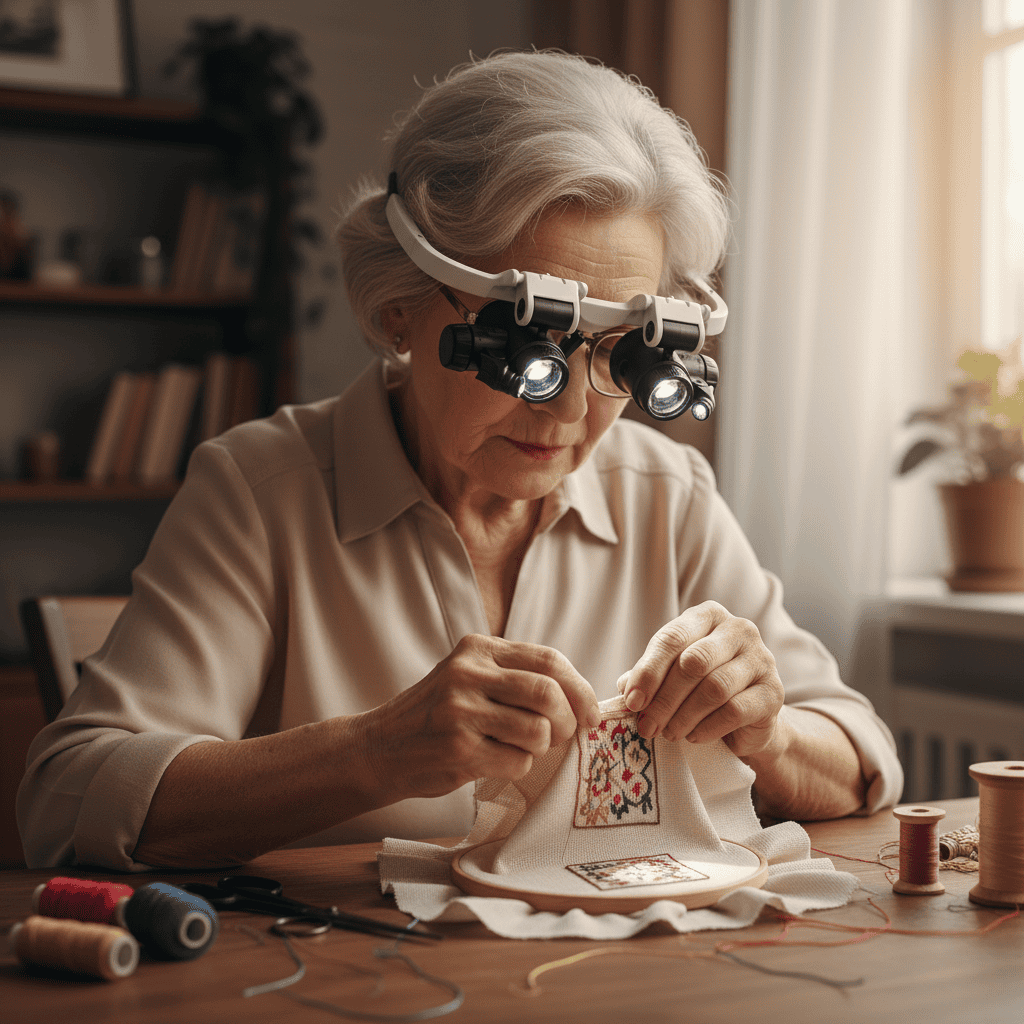 Magnifying Glasses with LED Light - LuminaVision