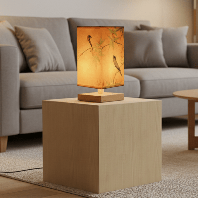 Wooden Fabric Lamp - Lumina Home Decor
