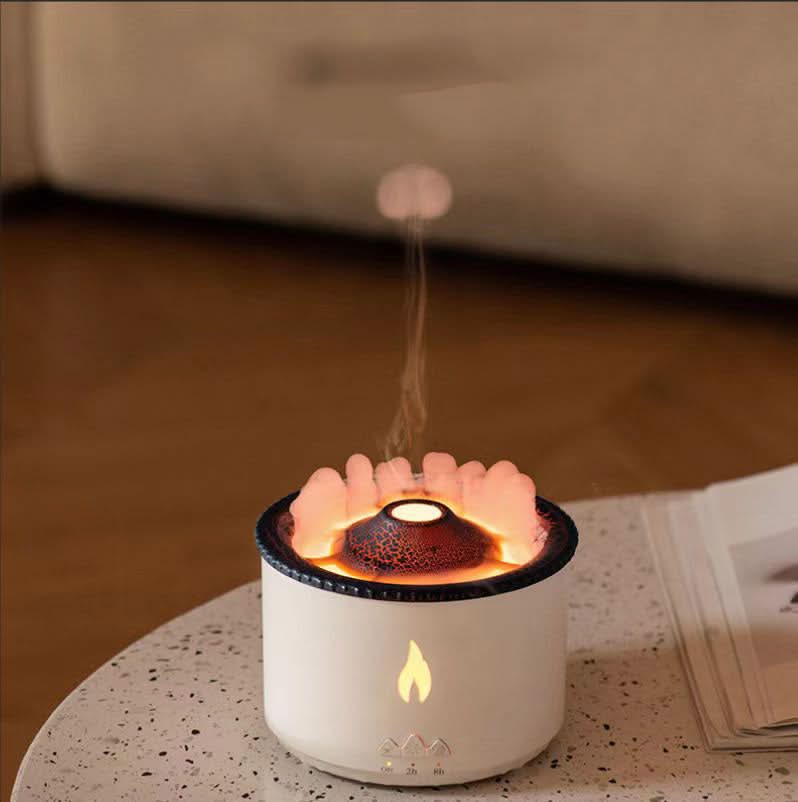 Aroma Diffuser with Flame Effect - LuxeAura