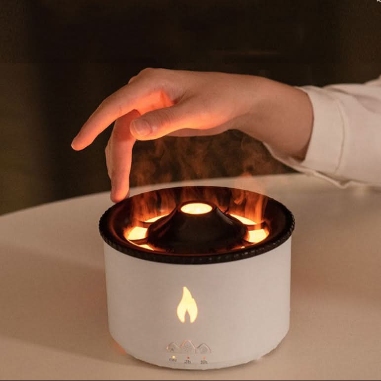 Aroma Diffuser with Flame Effect - LuxeAura