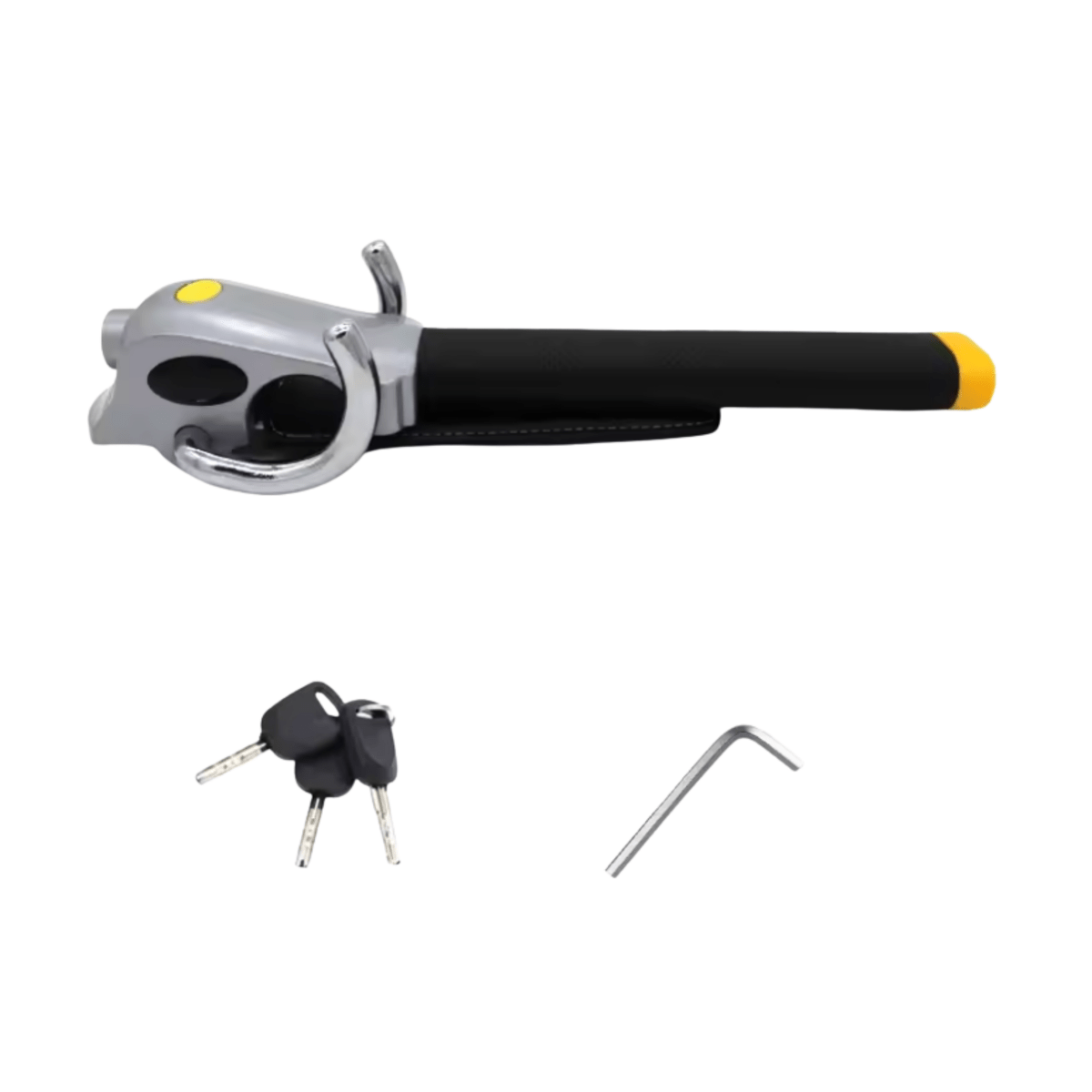Steering Wheel Lock with Alarm - SecureGuard