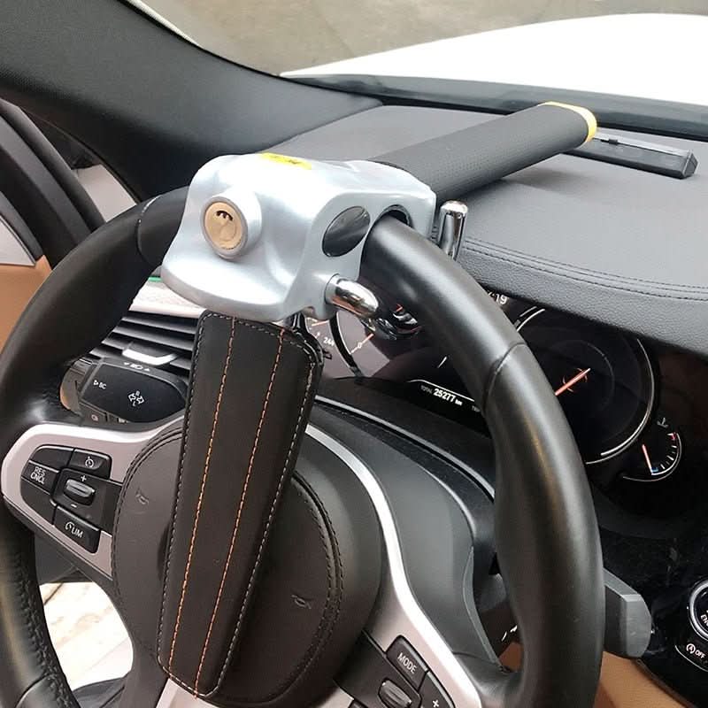 Steering Wheel Lock with Alarm - SecureGuard