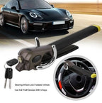 Steering Wheel Lock with Alarm - SecureGuard