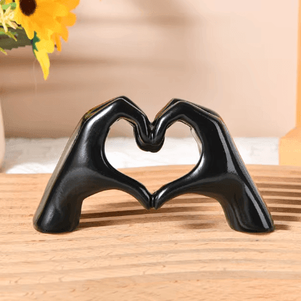 Wooden LoveSculpt - Artisan Decorative Figure for Home Decor