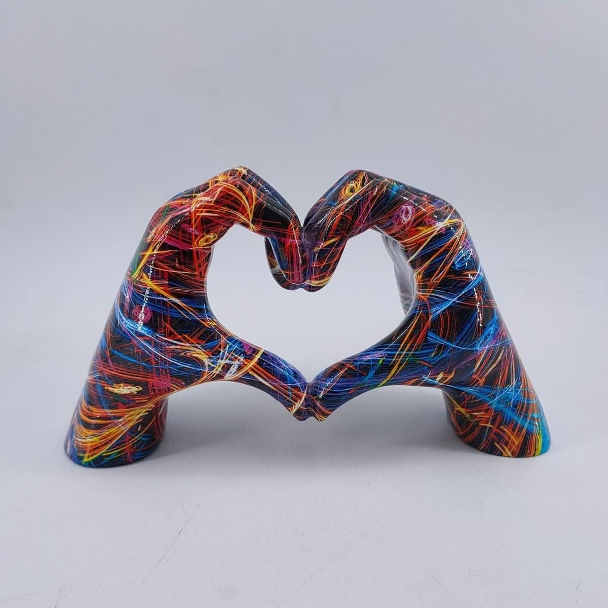 Wooden LoveSculpt - Artisan Decorative Figure for Home Decor