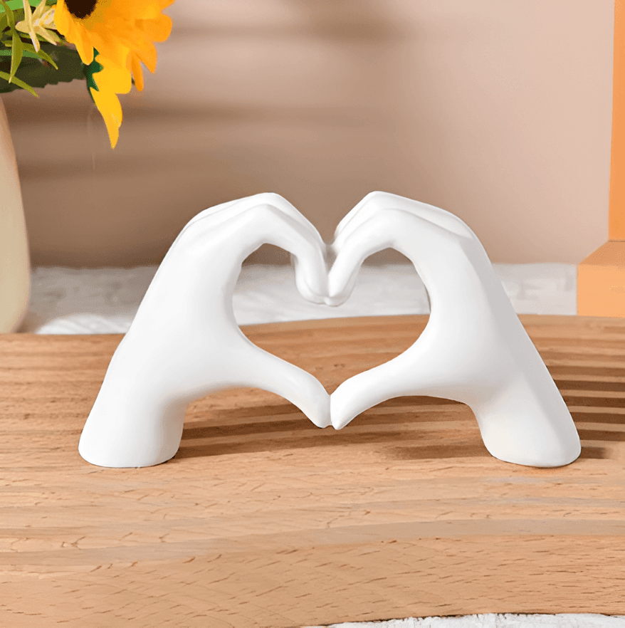 Wooden LoveSculpt - Artisan Decorative Figure for Home Decor