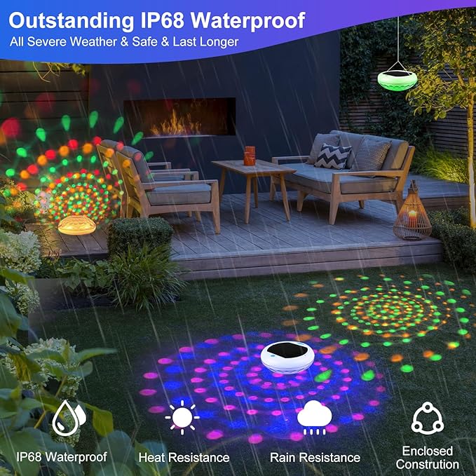 Solar Pool Light - AquaGlow™ with Eco-Friendly Design