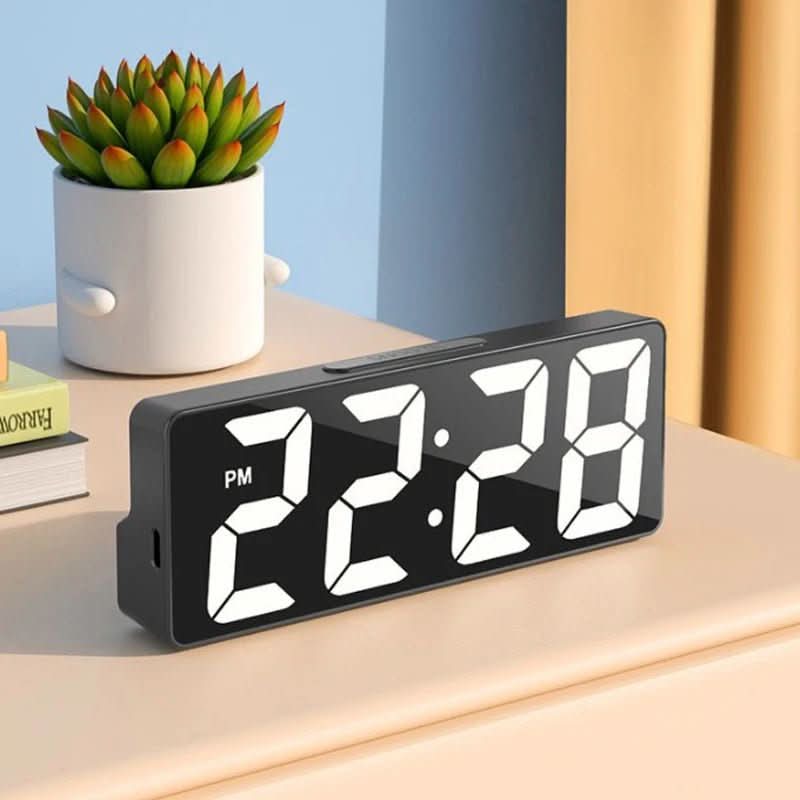 Digital Alarm Clock - NovaGlow with Temperature Display