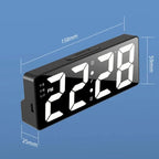 Digital Alarm Clock - NovaGlow with Temperature Display