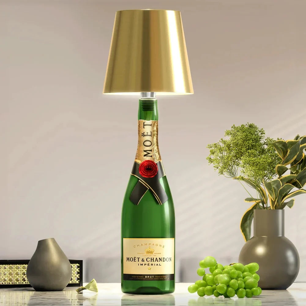 Luminous Glow - Wireless LED Bottle Lamp by RadiantAura