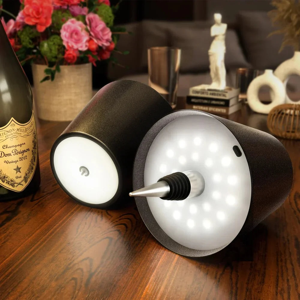 Luminous Glow - Wireless LED Bottle Lamp by RadiantAura