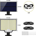 Solar Motion Sensor Light - LuminaGuard