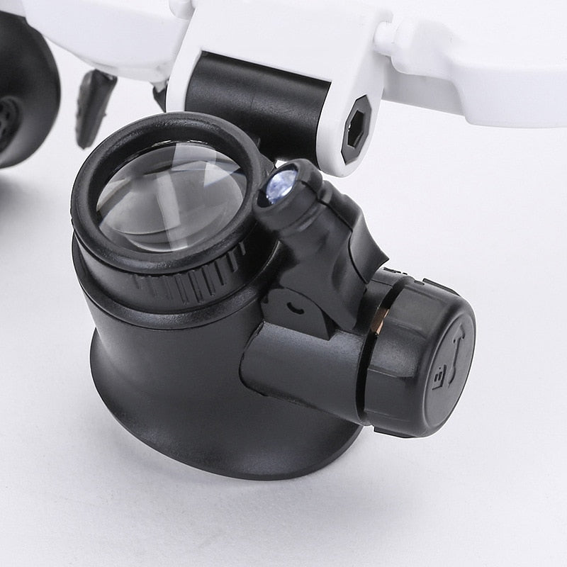 Magnifying Glasses with Adjustable LED Light - OptiVision