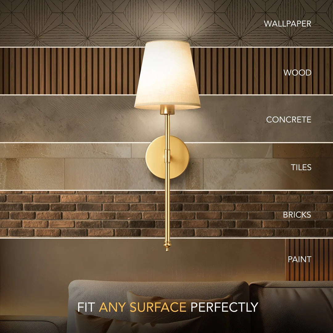 Luminous Wall Sconces - AuraGlow™ Original Wireless Set of 2