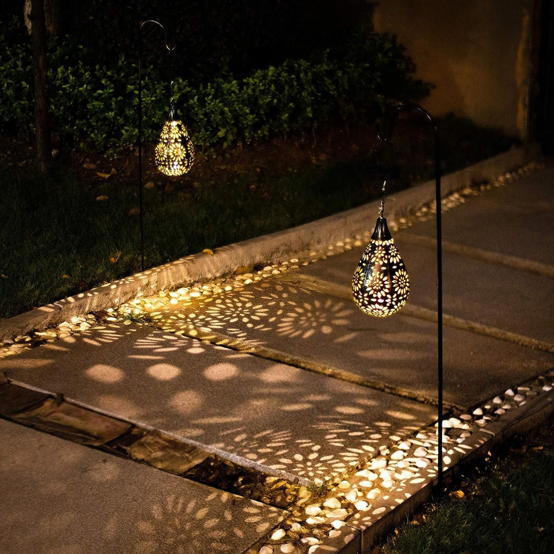 Solar Garden Lantern - LuminaGlow