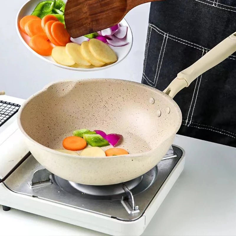 Maifan Stone Non-Stick Wok - CulinaryCrafts