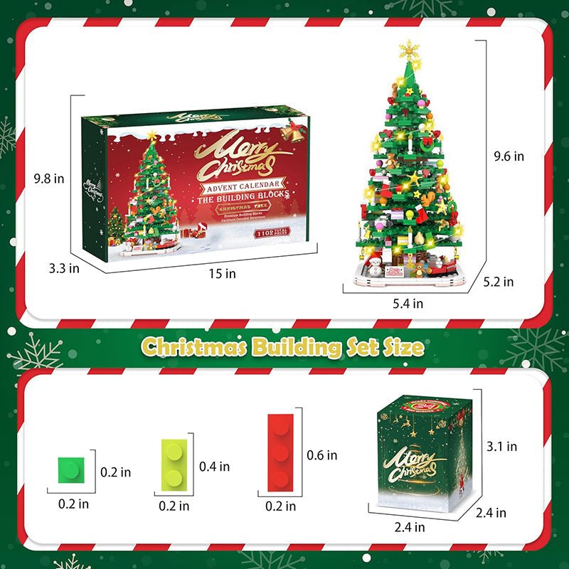 Advent Tree Countdown Set - FestiveCrafts