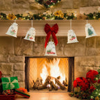Christmas Drawstring Bags - FestiveJoy 24-Pack for Holiday Decor