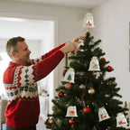 Christmas Drawstring Bags - FestiveJoy 24-Pack for Holiday Decor