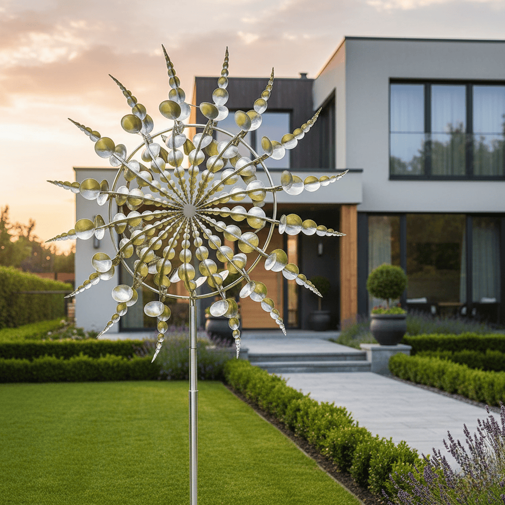 Artistic Metal Wind Spinner - Lumina Designs