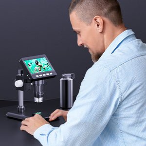 PrecisionView - Digital Soldering Microscope with Adjustable Screen