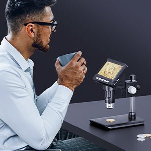 PrecisionView - Digital Soldering Microscope with Adjustable Screen