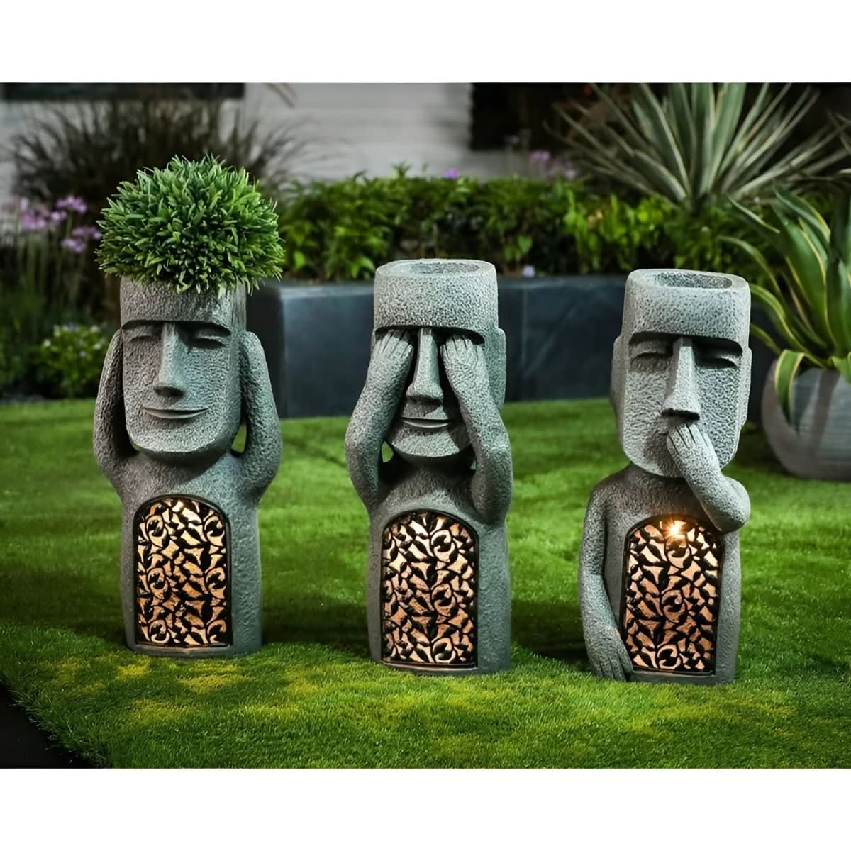 Solar Garden Statues - Enchanted Aura Creations