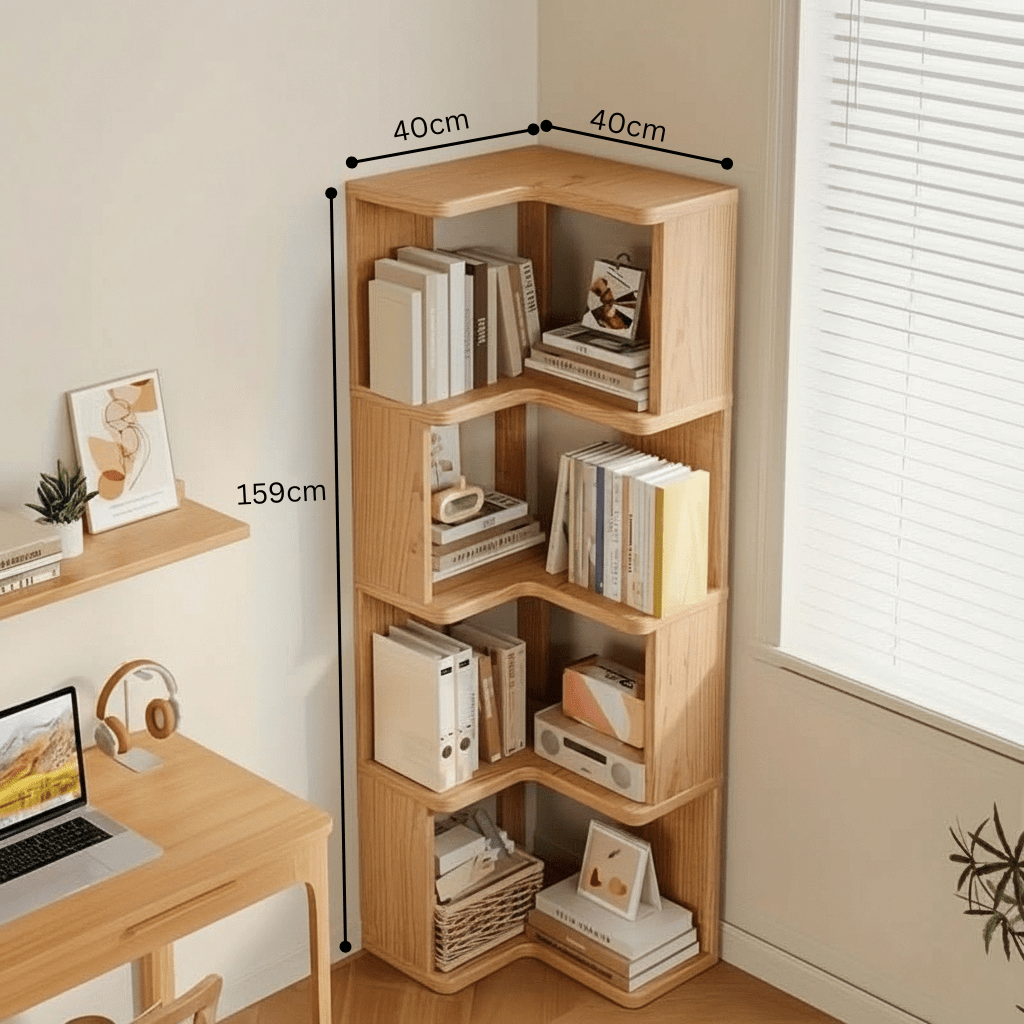 Scandinavian Corner Cabinet - Nordique Home