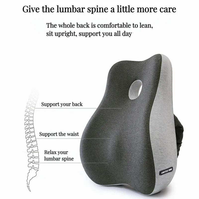Ergonomic Lumbar Support Pillow - ComfortNest