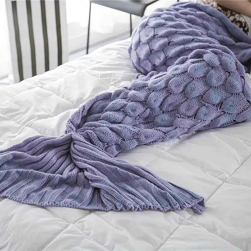 Mermaid Blanket - AquaNest™ Cozy Coral Design