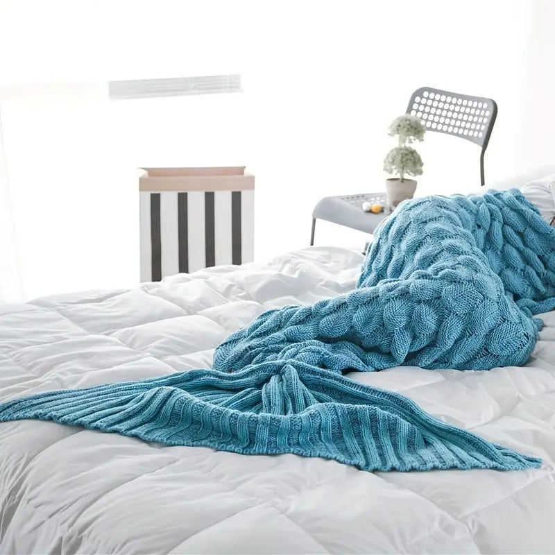 Mermaid Blanket - AquaNest™ Cozy Coral Design