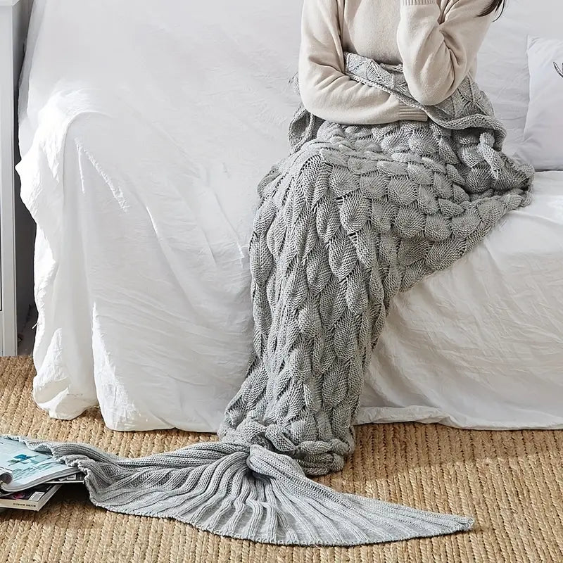 Mermaid Blanket - AquaNest™ Cozy Coral Design