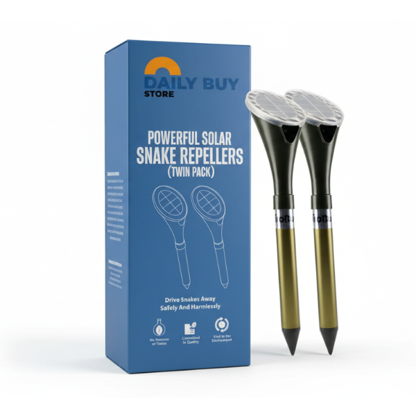 Solar Snake Repeller - EcoGuard Advanced Vibration Technology