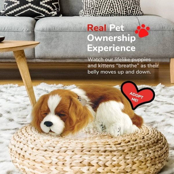 Breathing Puppy Plush - ComfortNest Companion for Anxiety Relief