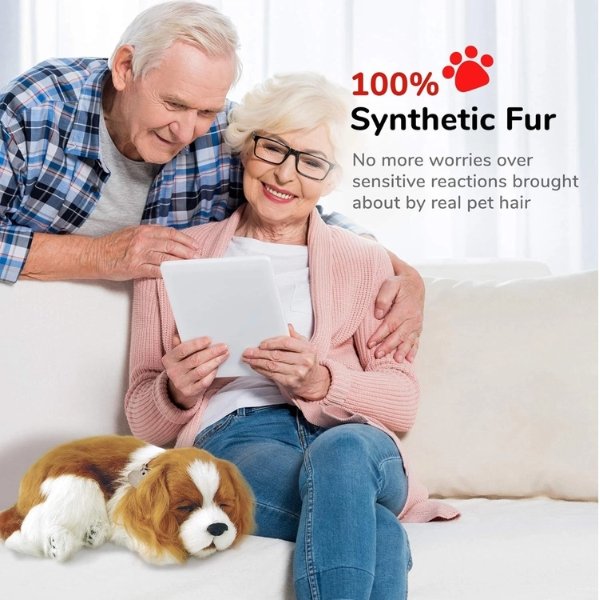 Breathing Puppy Plush - ComfortNest Companion for Anxiety Relief