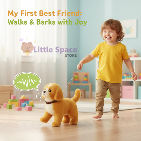 Interactive Plush Dog Toy - Pawsitive Play
