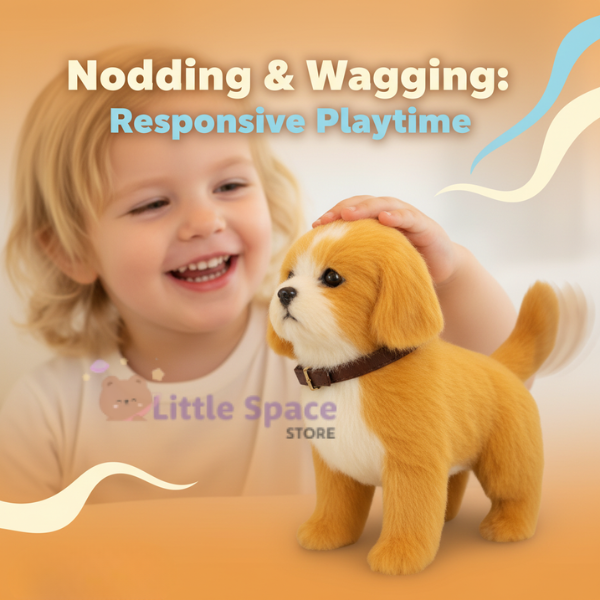 Interactive Plush Dog Toy - Pawsitive Play
