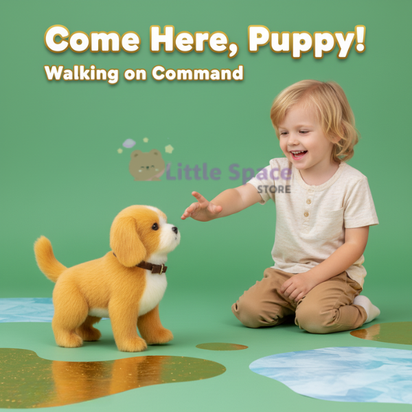 Interactive Plush Dog Toy - Pawsitive Play