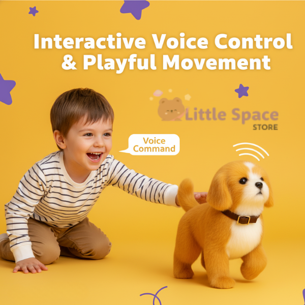 Interactive Plush Dog Toy - Pawsitive Play