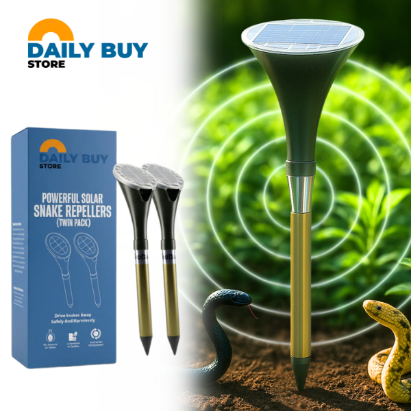 Solar Snake Repeller - EcoGuard Advanced Vibration Technology