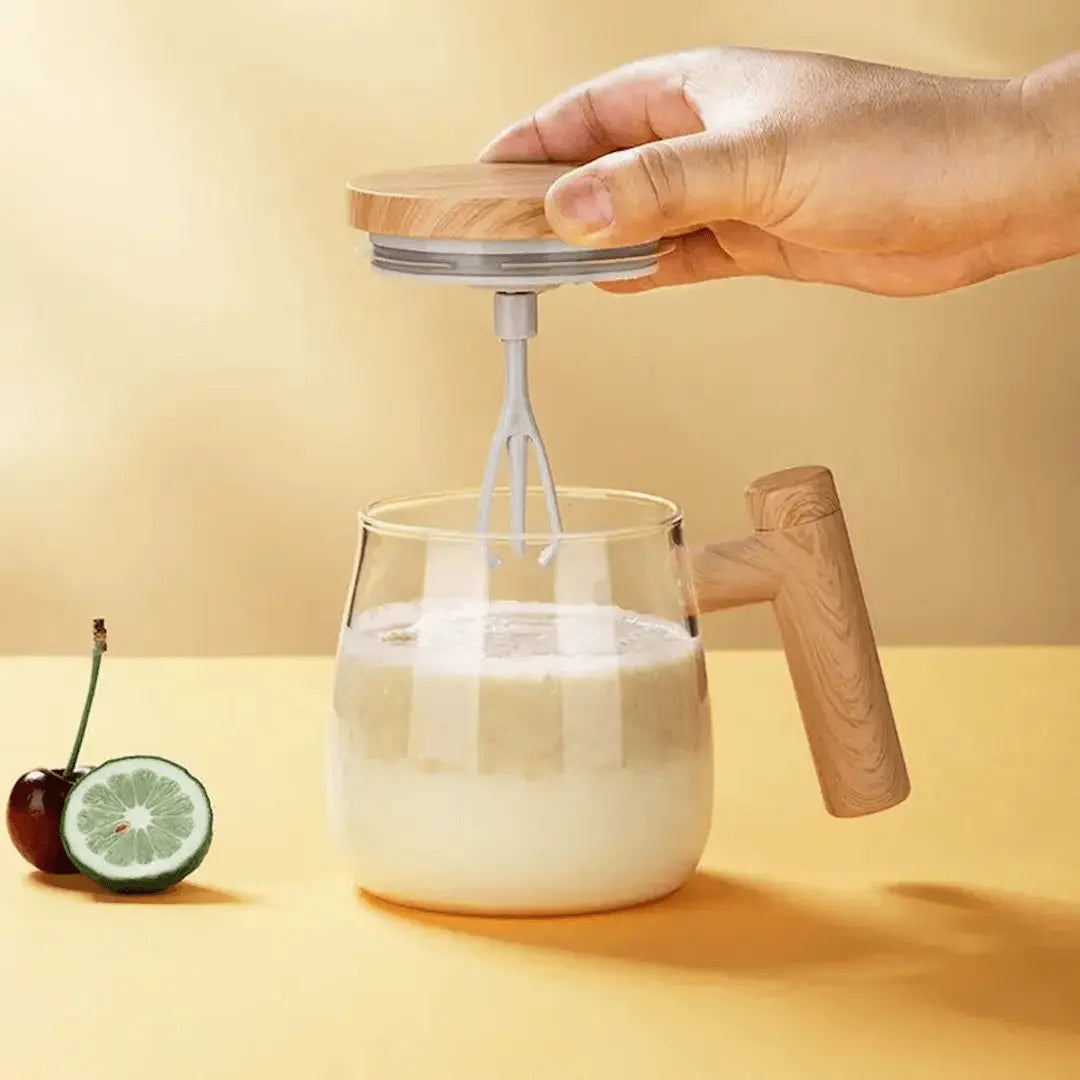 Smart Mug - LuxeSip with Automatic Stirring Feature
