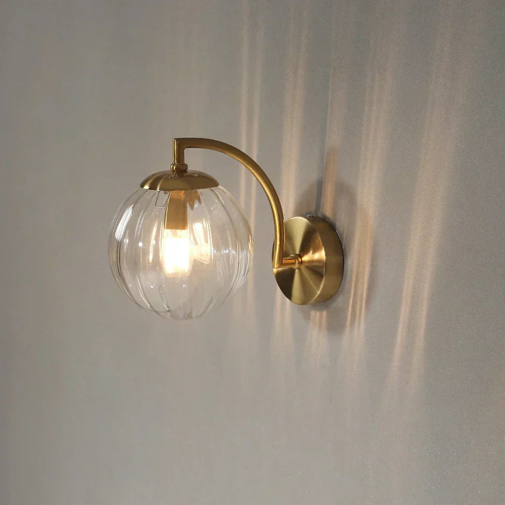 Crystal Wall Light Fixture - LuxeAura