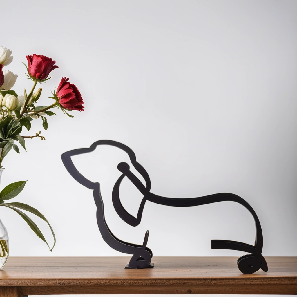 Canine Abstract Sculpture - ArtistryPaws