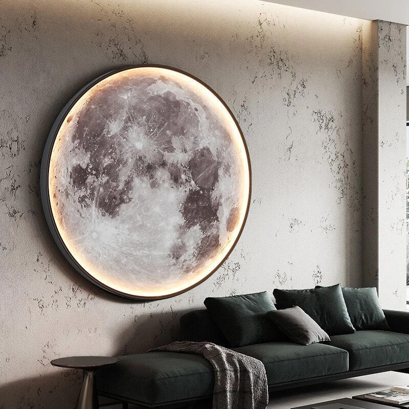 Luminous LED Moon Lamp - Celestial Glow