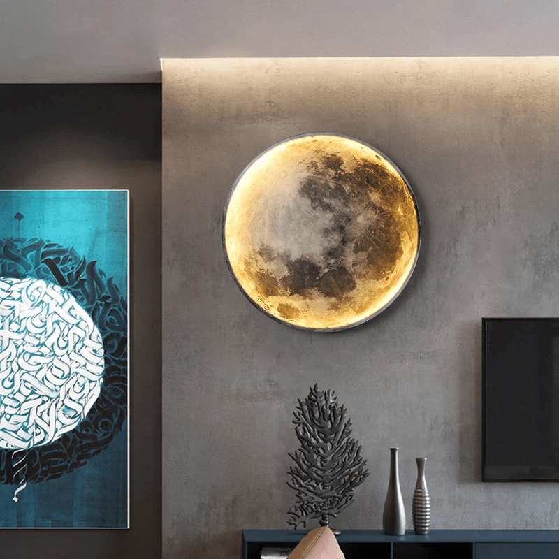 Luminous LED Moon Lamp - Celestial Glow