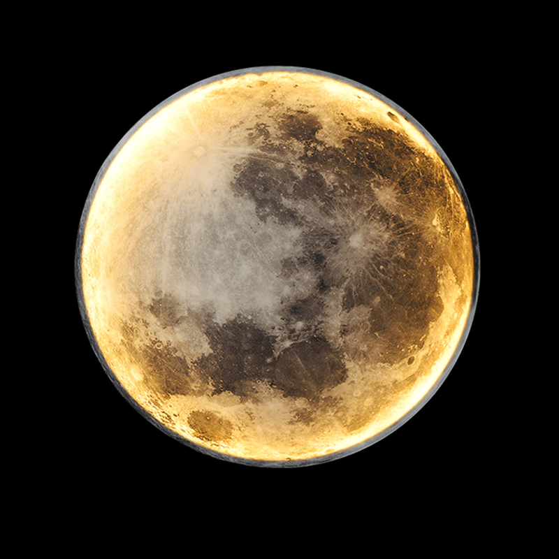 Luminous LED Moon Lamp - Celestial Glow
